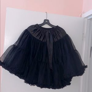 SOLD. Large Black Ruffled Tutu NEW